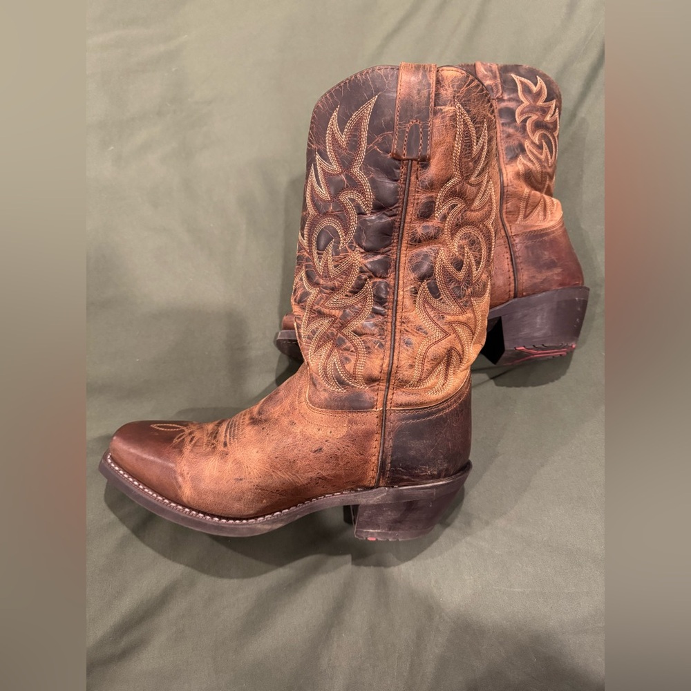 Laredo Leather Cowboy Boots